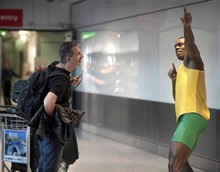 Usain Bolt wax figure