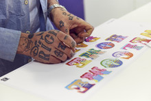 Welcome home banners with Ben Eine 5