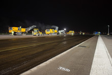 Southern runway resurfacing
