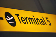 Termnal 5 signage
