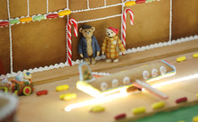 Candice Brown unveils elaborate gingerbread model of Heathrow